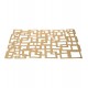 Lugar Americano 45cm Geometric Gold